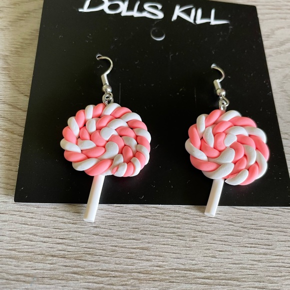• Cute Lollipop Earrings • - Picture 5 of 7